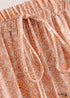 Boho Skirts in Pink Melon Pink Peacock For Women